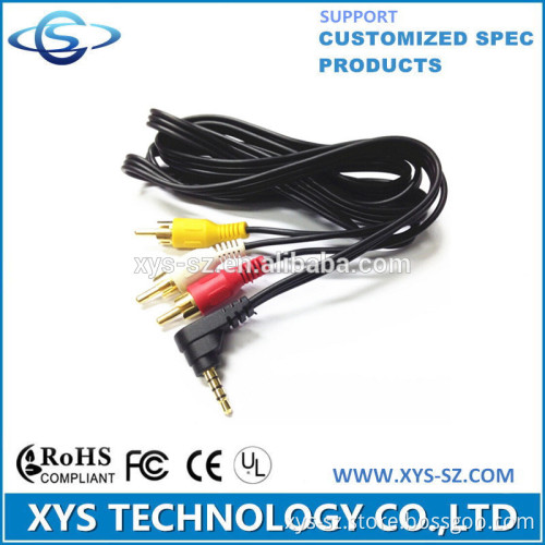 Hot selling competitive price 3.5mm Stereo to 3 rca cable